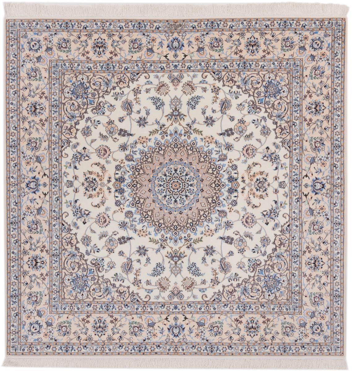 Persian Rug Nain 6La 203x205 203x205, Persian Rug Knotted by hand