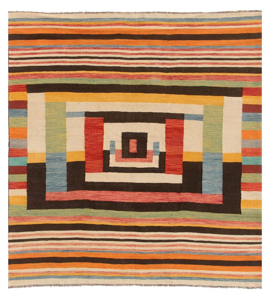 Afghanska mattan Kilim Afghan Edition 205x198 205x198, Persisk matta handvävd 