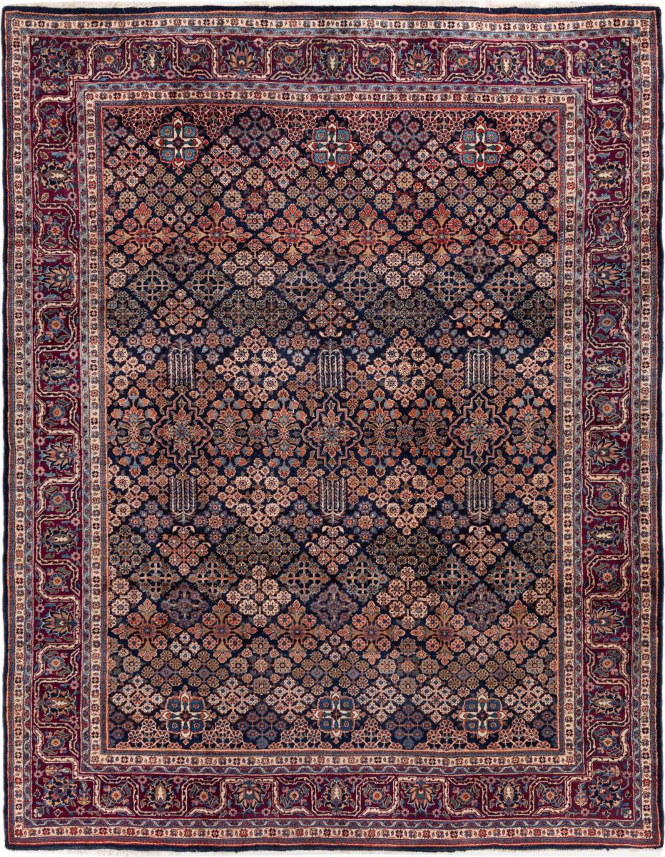 Περσικό χαλί Meymeh 350x274 350x274, Περσικό χαλί Οι κόμποι έγιναν με το χέρι