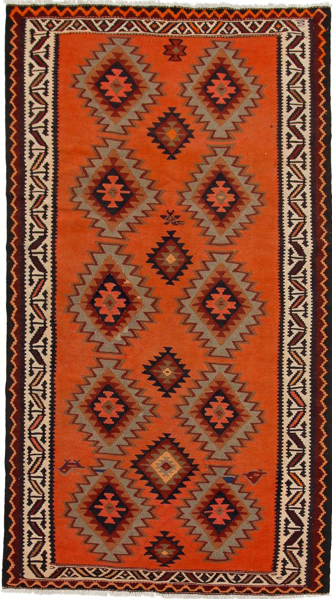 Tapete persa Kilim Fars Azerbaijan Antigo 291x156 291x156, Tapete persa Tecido à mão