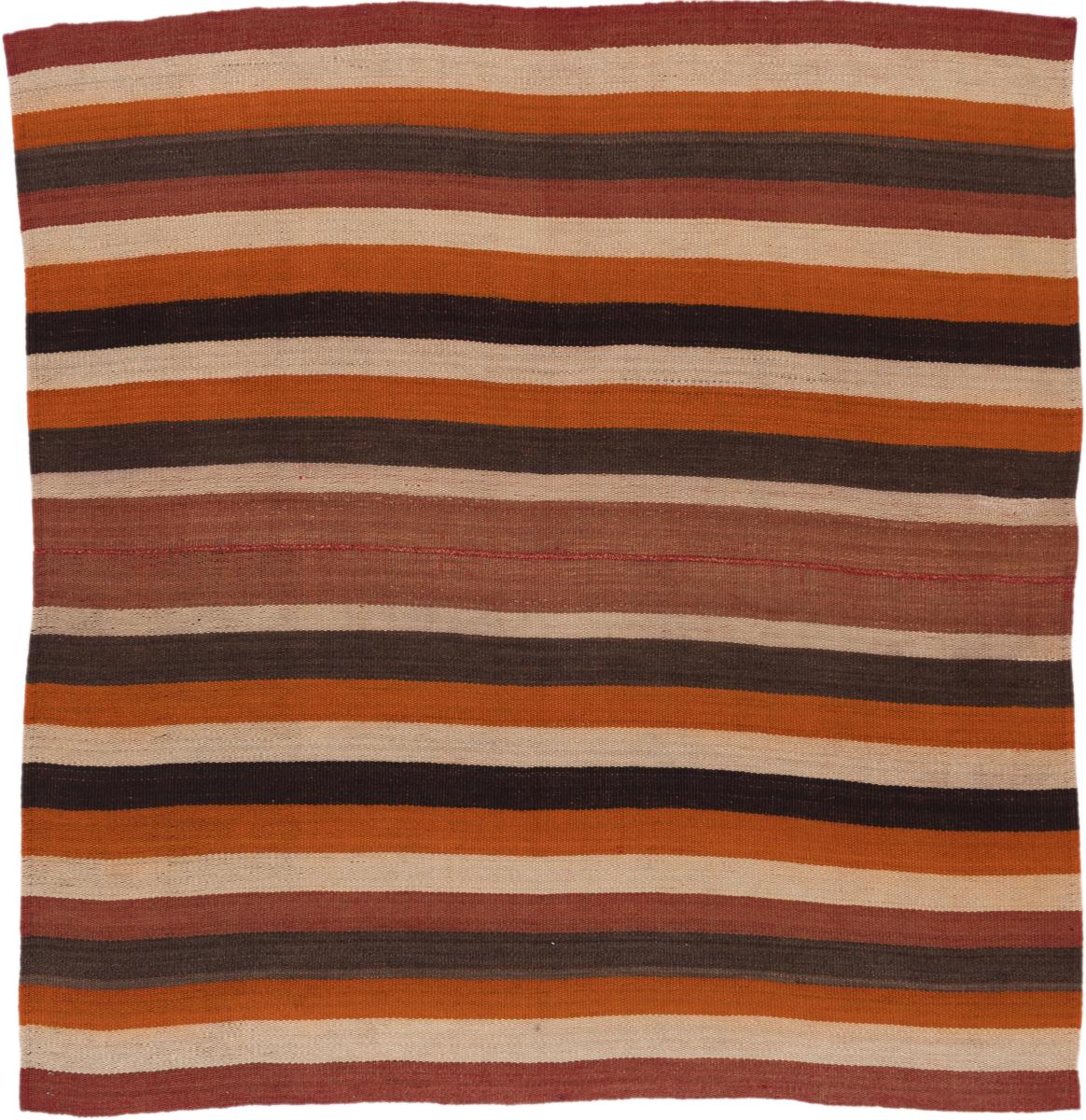 Tapis persan Kilim Fars 168x161 168x161, Tapis persan Tissé à la main