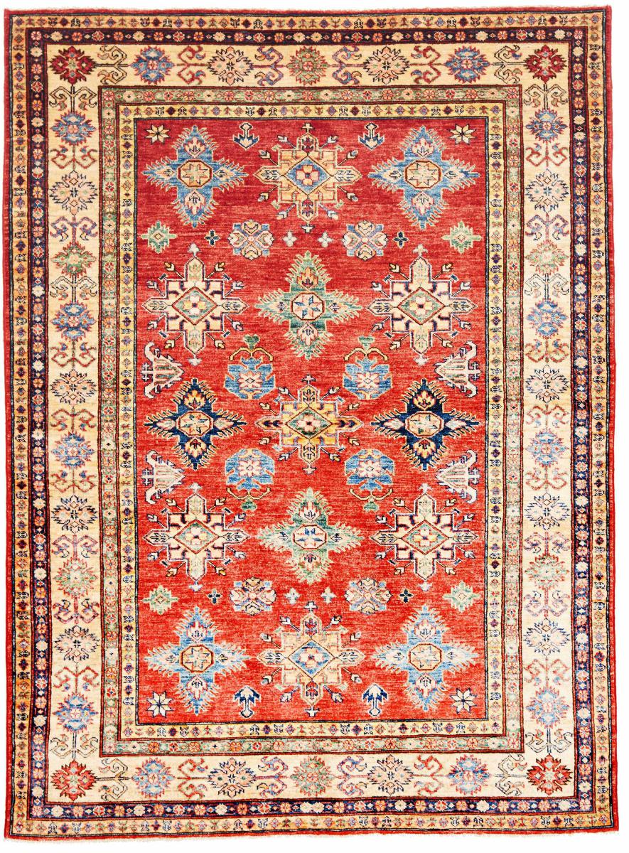 Tapis pakistanais Kazak 208x152 208x152, Tapis persan Noué à la main