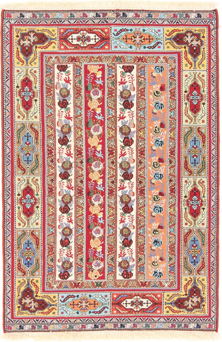 Perzsa szőnyeg Kilim Soozani 157x103 157x103, Perzsa szőnyeg szőttesek