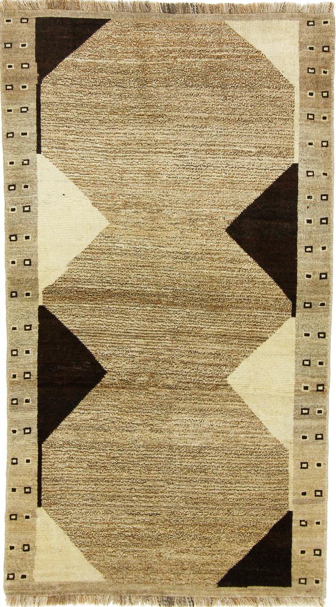 Tapis persan Persan Gabbeh Ghashghai 184x101 184x101, Tapis persan Noué à la main