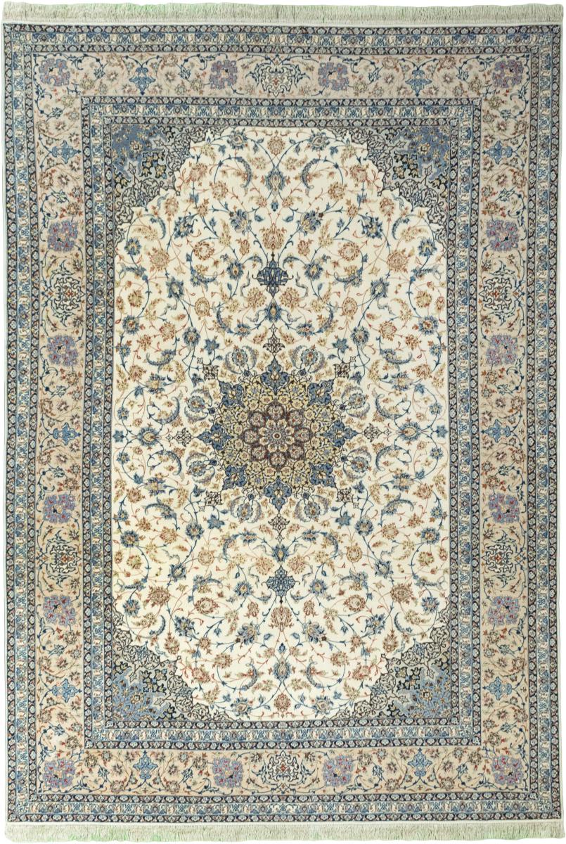 Tapis persan Ispahan Chaîne de Soie 344x238 344x238, Tapis persan Noué à la main
