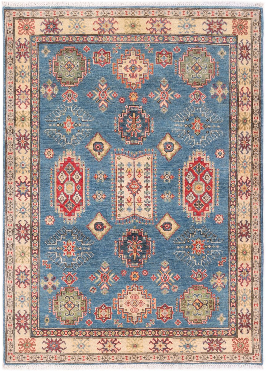 Tapis pakistanais Kazak 202x146 202x146, Tapis persan Noué à la main