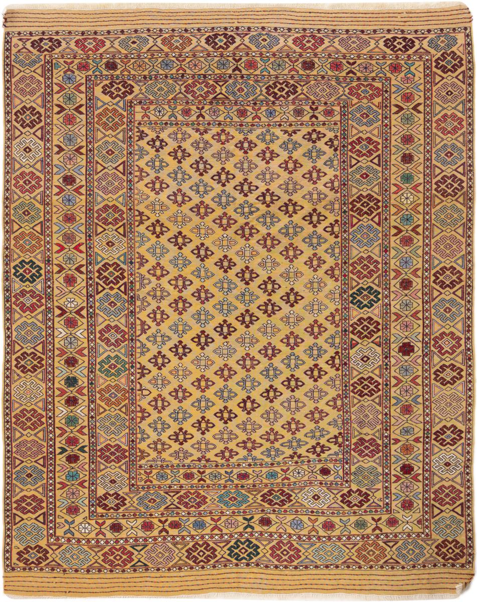 Perserteppich Kelim Fars Suzani Alt 178x140 178x140, Perserteppich Handgewebt