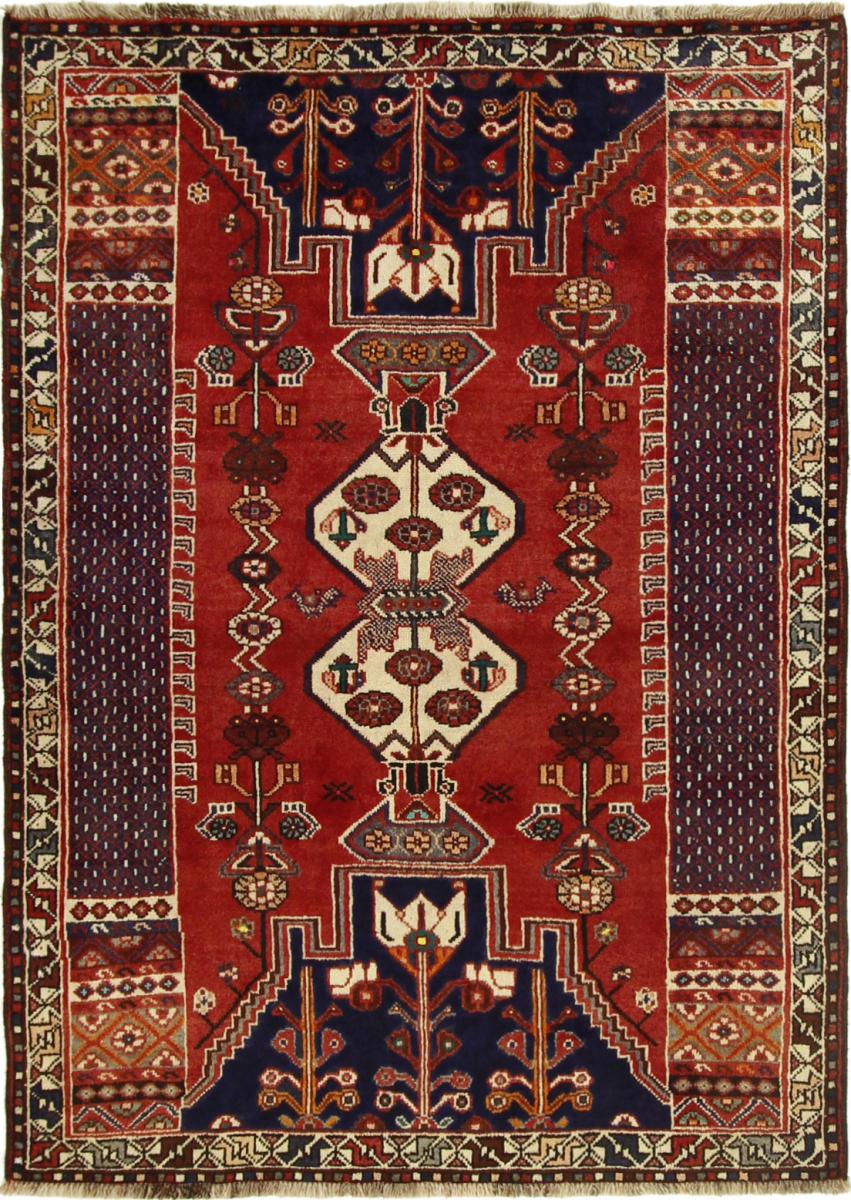 Alfombra persa Ghashghai 210x151 210x151, Alfombra persa Anudado a mano