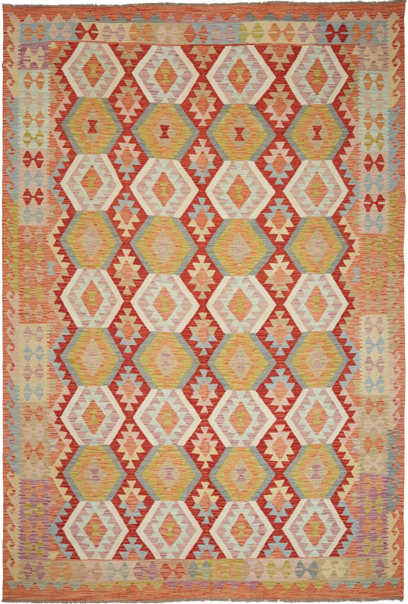 Tapete afegão Kilim Afegão 294x198 294x198, Tapete persa Tecido à mão