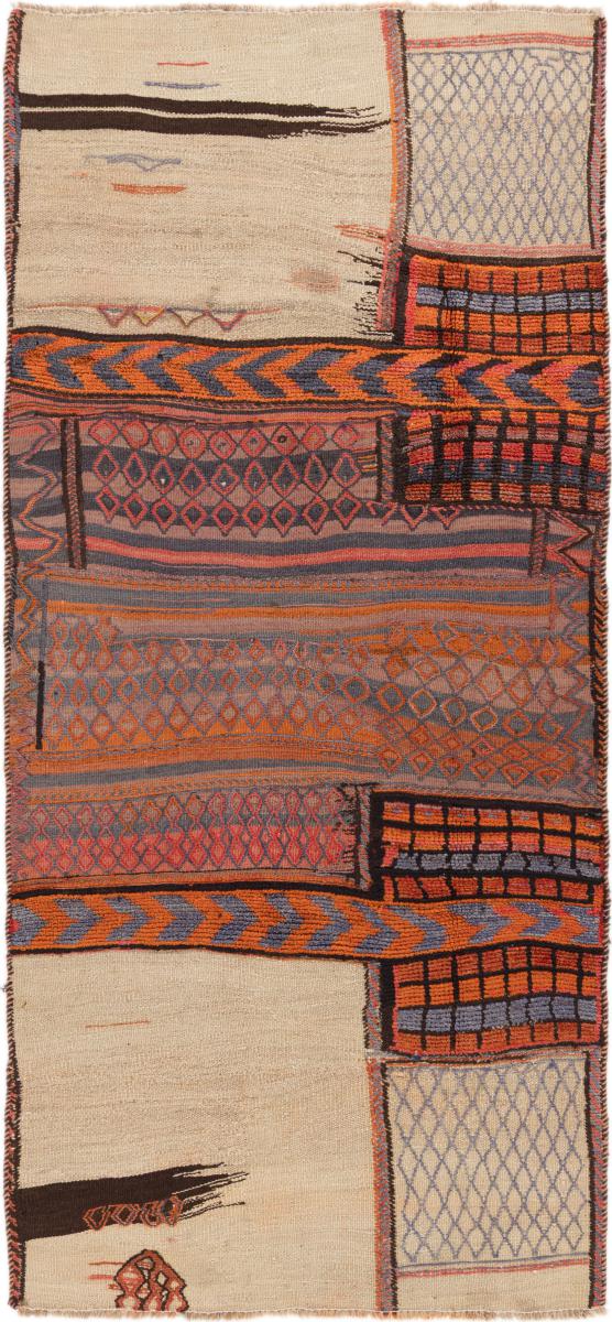 Perzisch tapijt Kilim Patchwork 195x90 195x90, Perzisch tapijt Handgeweven