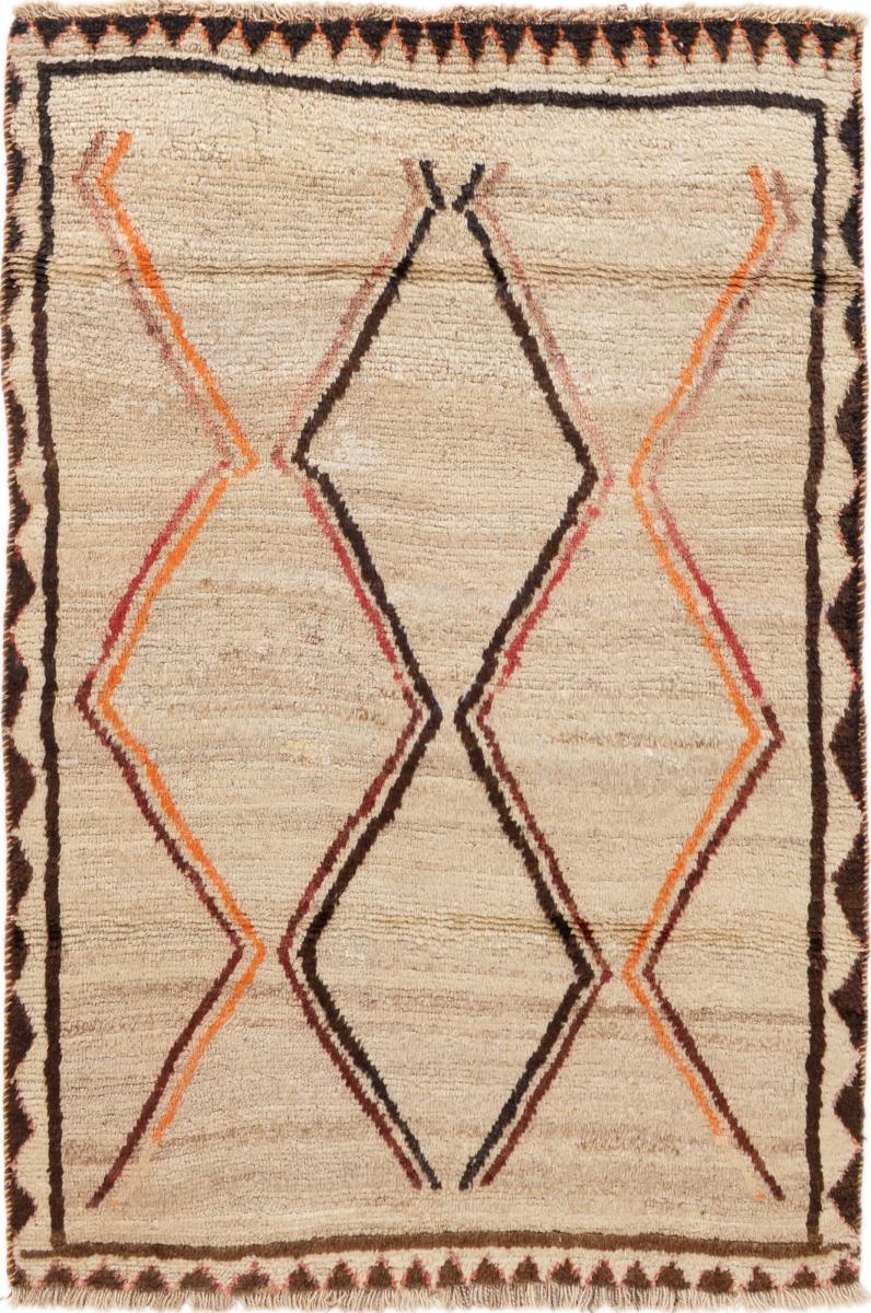Persian Rug Persian Gabbeh Ghashghai 152x104 152x104, Persian Rug Knotted by hand