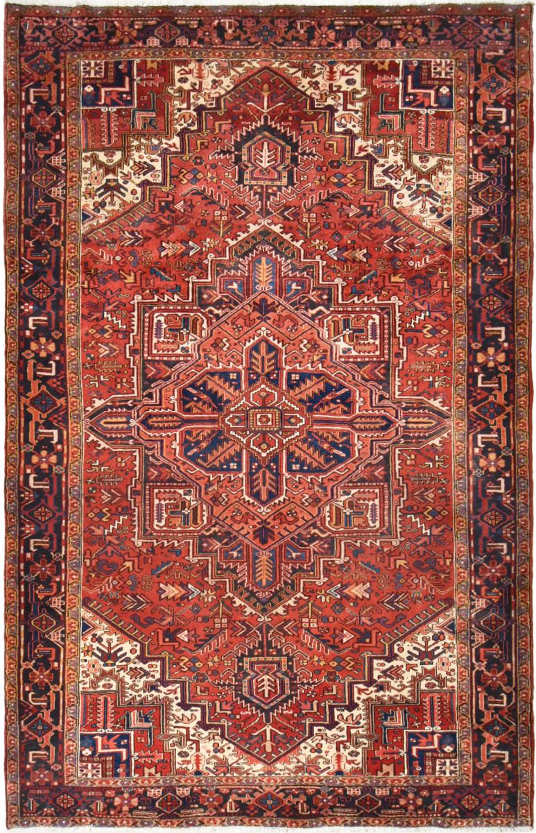 Persian Rug Heriz 363x231 363x231, Persian Rug Knotted by hand