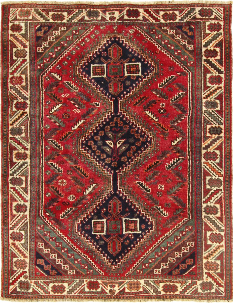 Persisk matta Ghashghai 206x157 206x157, Persisk matta Knuten för hand