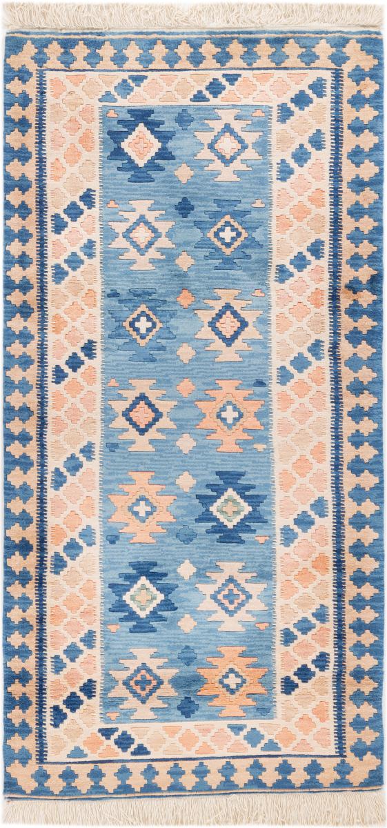 Tapis persan Kilim Fars 130x65 130x65, Tapis persan Tissé à la main