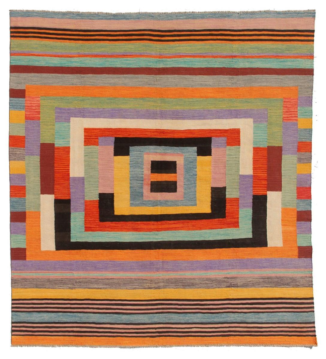 Afghanska mattan Kilim Afghan Edition 249x241 249x241, Persisk matta handvävd 