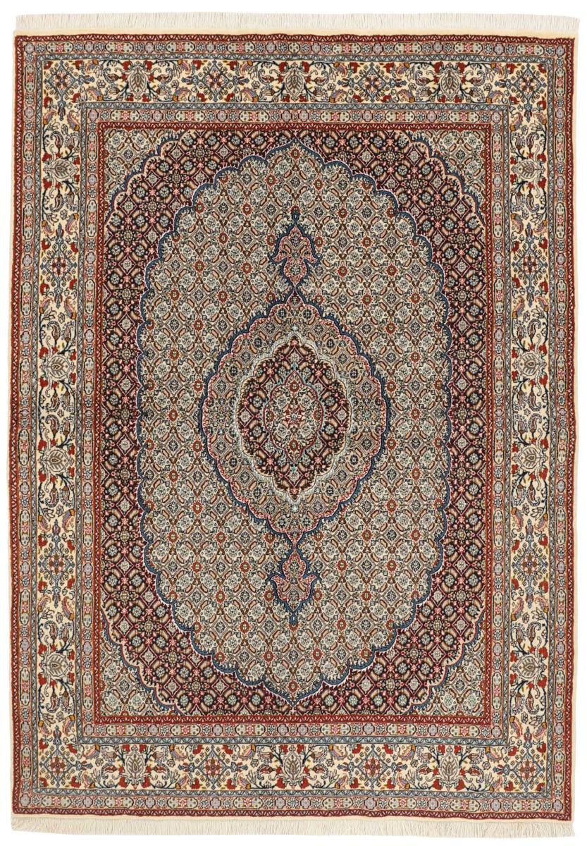 Tapis persan Moud Mahi 231x163 231x163, Tapis persan Noué à la main
