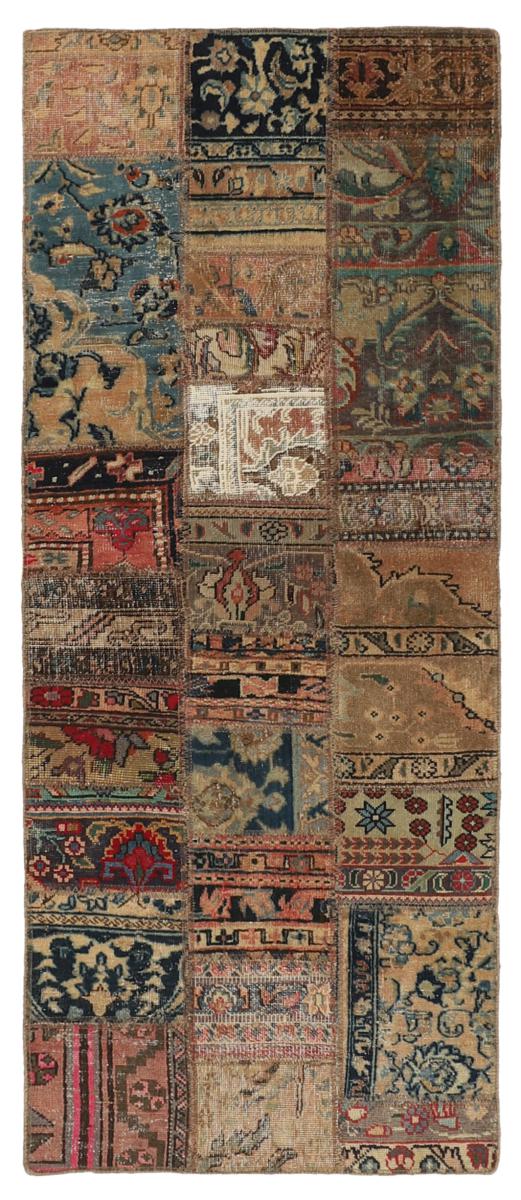 Persialainen matto Patchwork 205x78 205x78, Persialainen matto Solmittu käsin