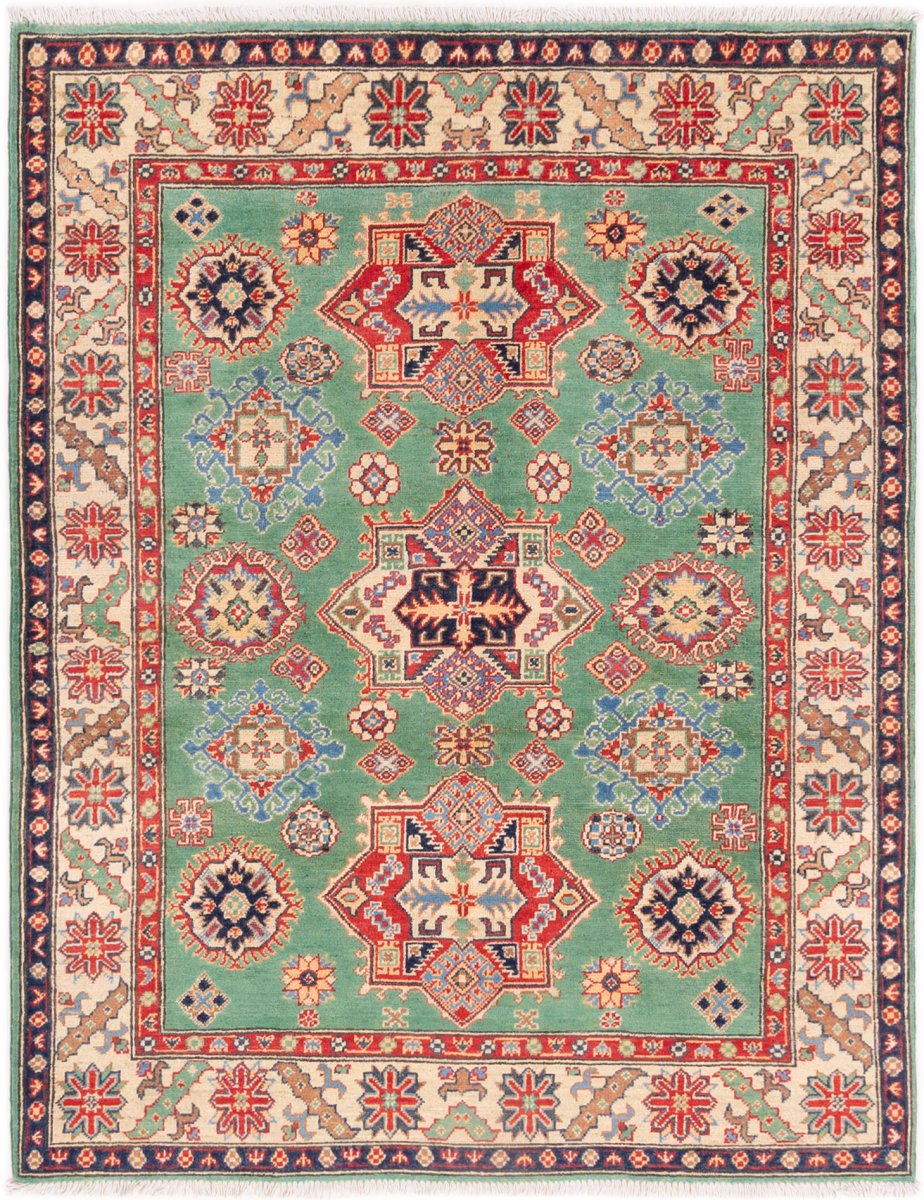 Pakistaans tapijt Kazak 199x156 199x156, Perzisch tapijt Handgeknoopt