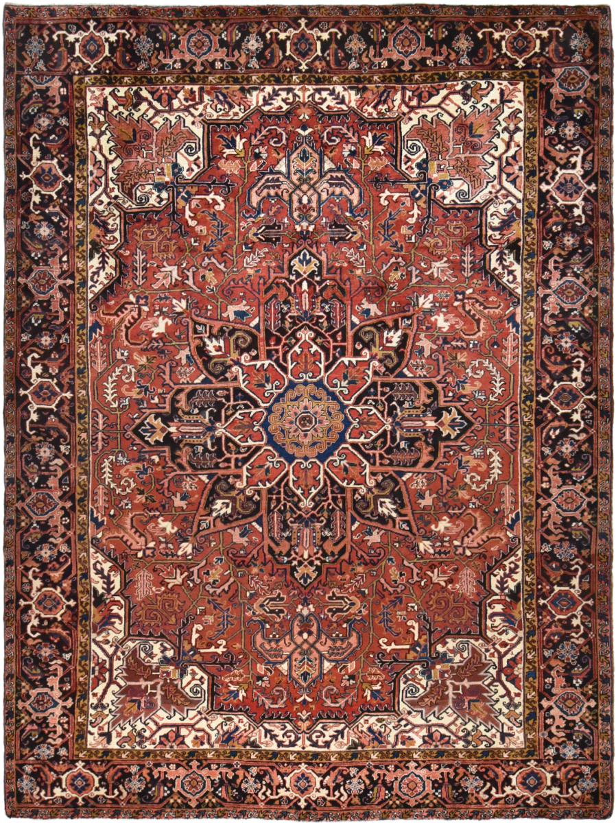 Tapis persan Heriz 11'4"x8'5" 11'4"x8'5", Tapis persan Noué à la main