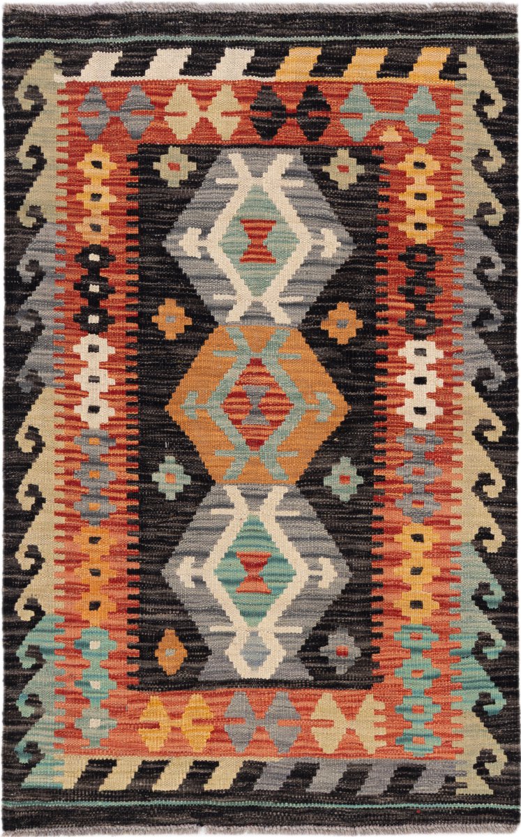 Afganistanilainen matto Kelim Afghan 125x78 125x78, Persialainen matto Käsinkudottu