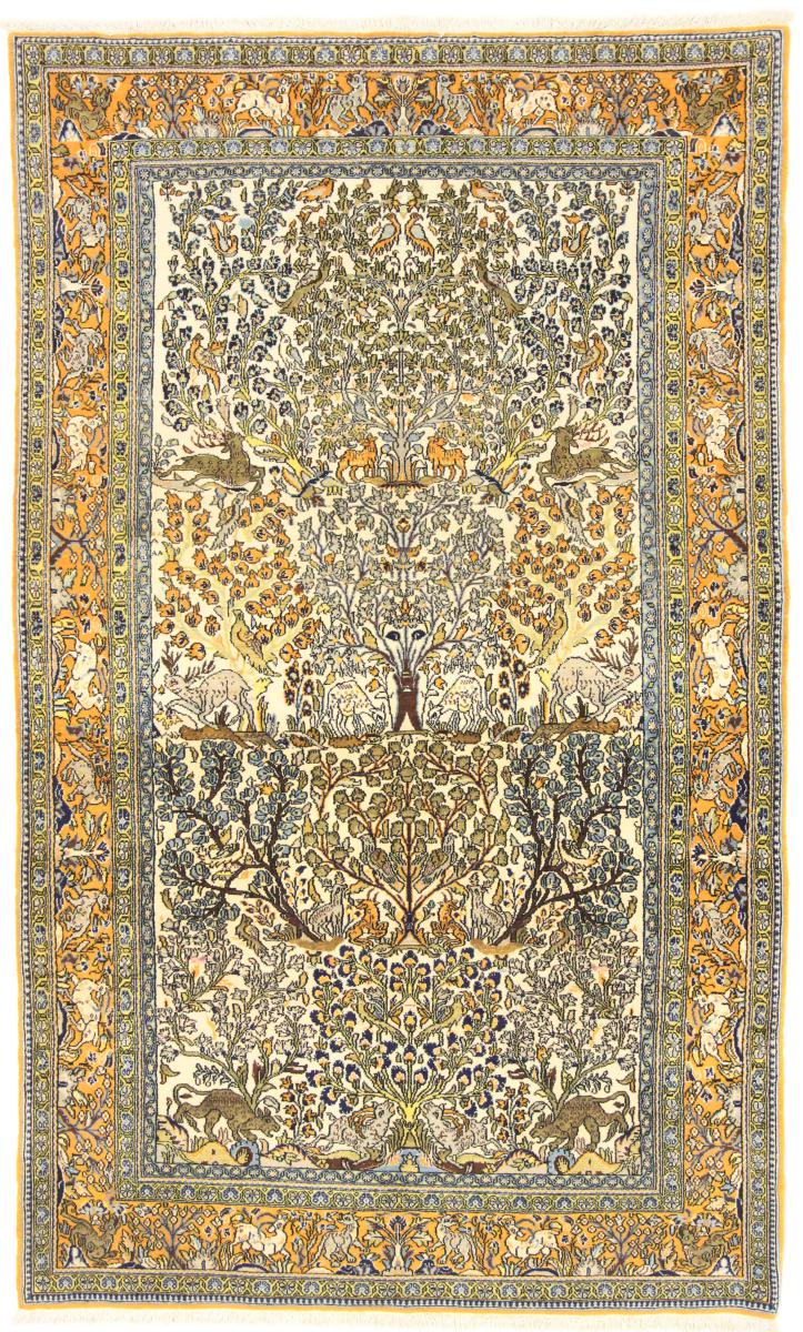 Tapete persa Ghom 259x153 259x153, Tapete persa Atado à mão