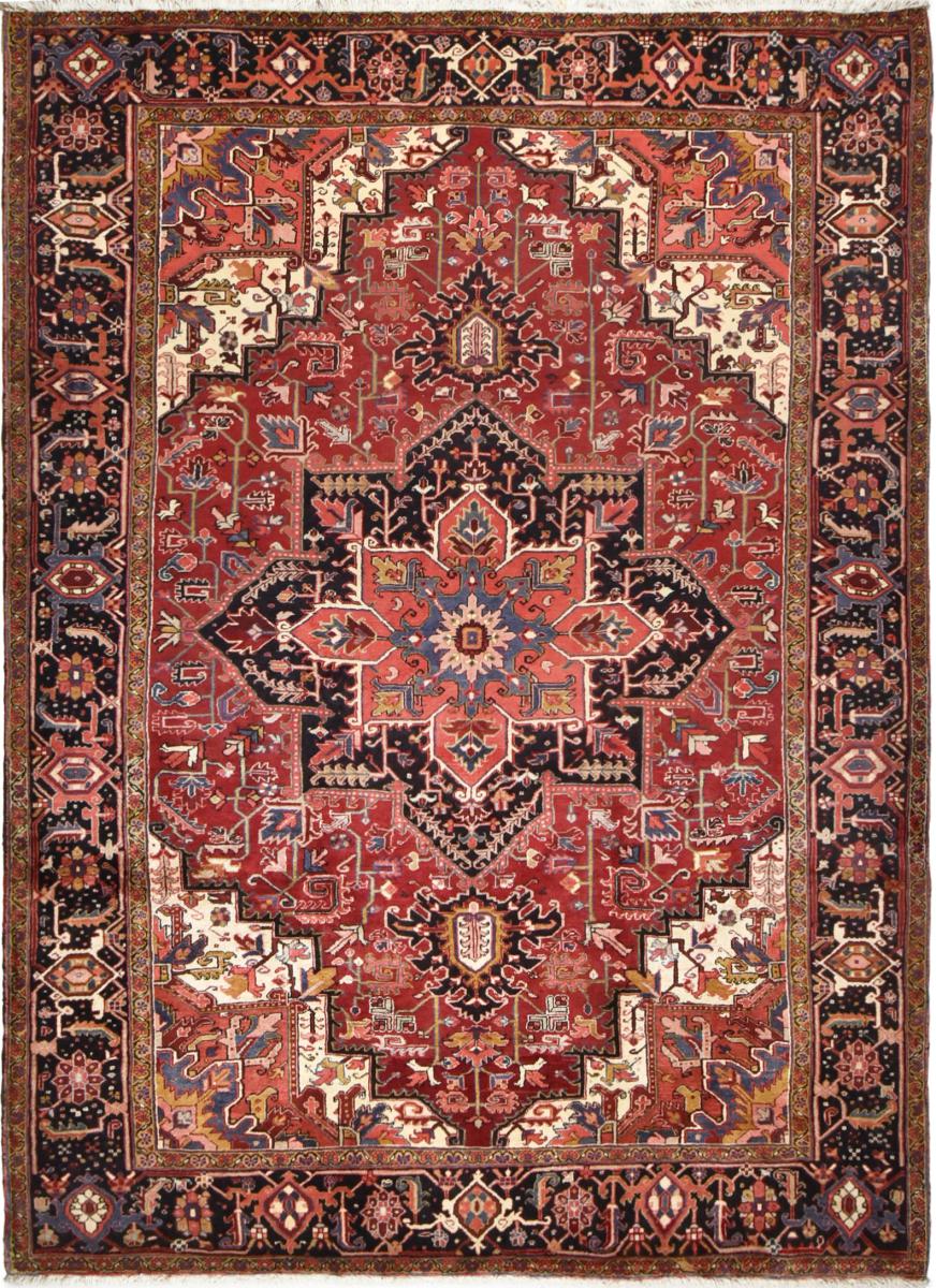 Persian Rug Heriz 11'4"x8'3" 11'4"x8'3", Persian Rug Knotted by hand