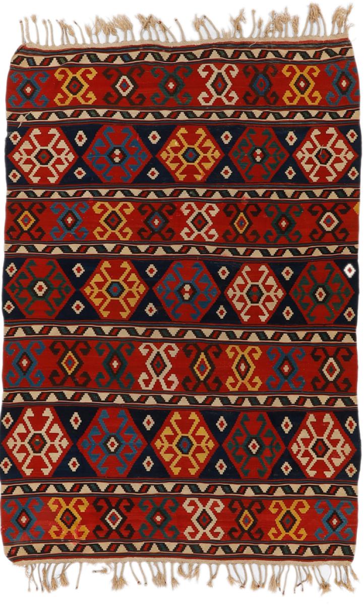 Tapete persa Kilim Fars Shahsavan Antigo 326x224 326x224, Tapete persa Atado à mão