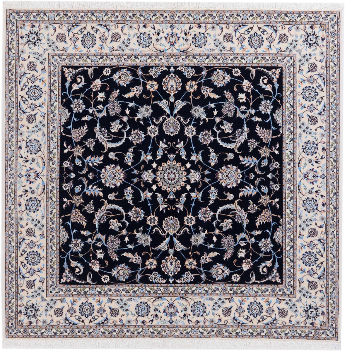 Persian Rug Nain 6La Signed 210x212 210x212, Persian Rug Knotted by hand