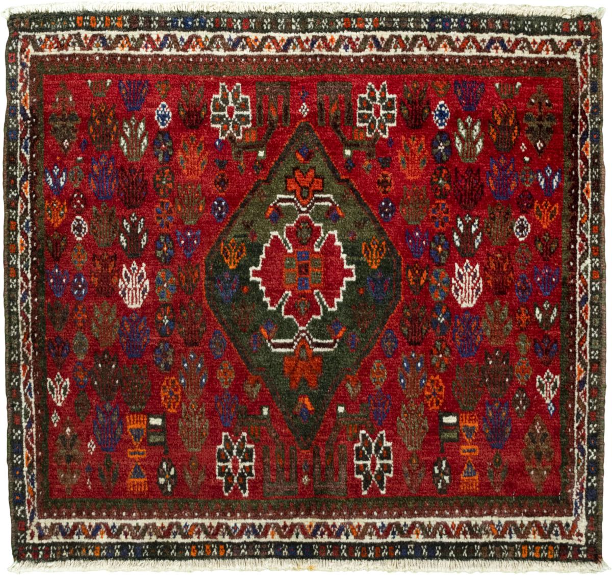 Persian Rug Shiraz 70x81 70x81, Persian Rug Knotted by hand