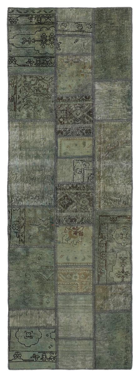 Persisk tæppe Patchwork 256x79 256x79, Persisk tæppe Knyttet i hånden