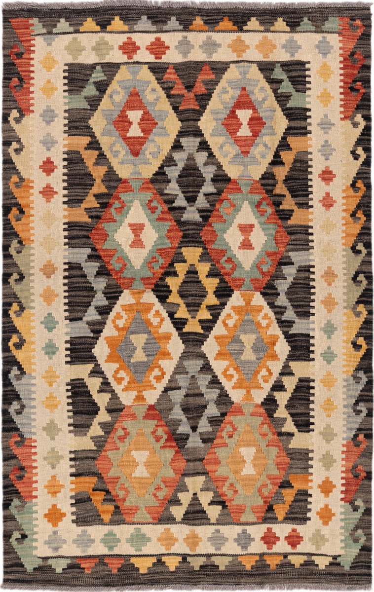 Tapis afghan Kilim Afghan 157x101 157x101, Tapis persan Tissé à la main