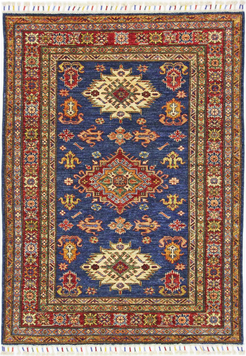 Afghan rug Super Kazak 5'9"x4'3" 5'9"x4'3", Persian Rug Knotted by hand