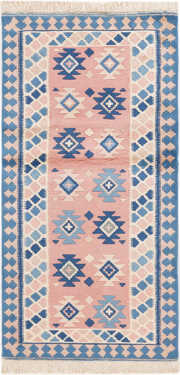 Tapis persan Kilim Fars 130x65 130x65, Tapis persan Tissé à la main