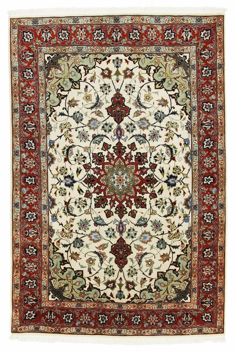 Tapete persa Tabriz 50Raj 153x102 153x102, Tapete persa Atado à mão