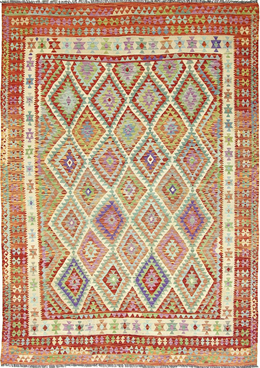 Tapete afegão Kilim Afegão 359x254 359x254, Tapete persa Tecido à mão