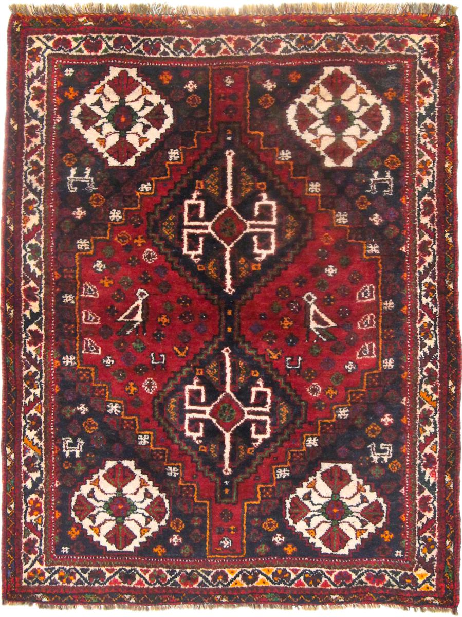 Tapete persa Shiraz 162x126 162x126, Tapete persa Atado à mão