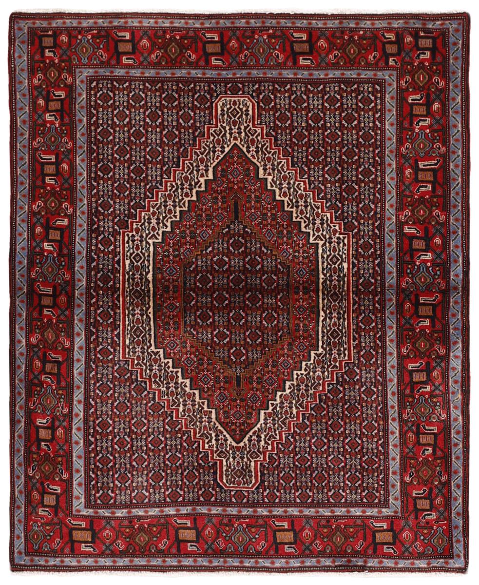Perzisch tapijt Senneh 153x122 153x122, Perzisch tapijt Handgeknoopte