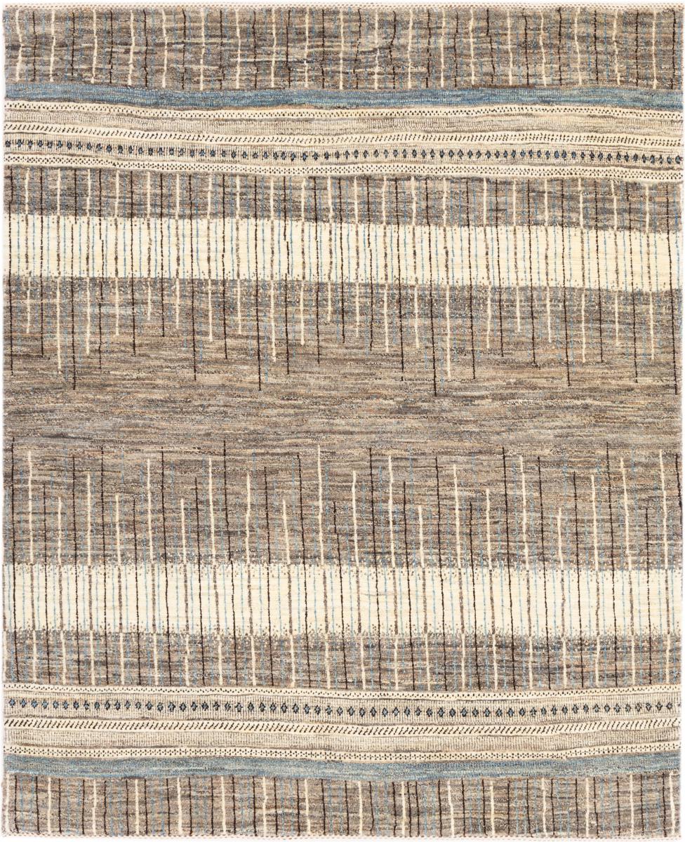 Persian rug Perser Gabbeh Loribaft Natura 6'2"x5'0" 6'2"x5'0", Persian rug Hand-knotted