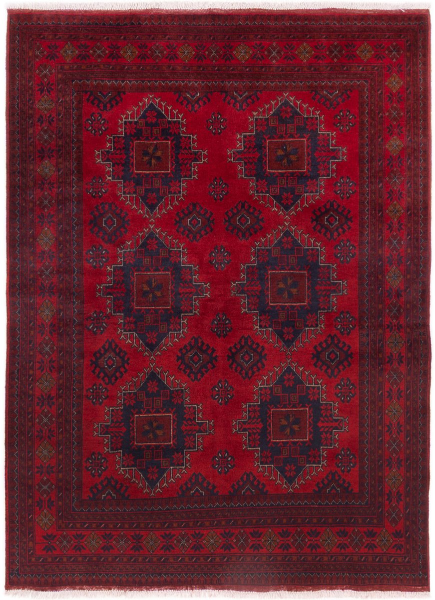 Afghansk matta Khal Mohammadi 202x147 202x147, Persisk matta Handknuten