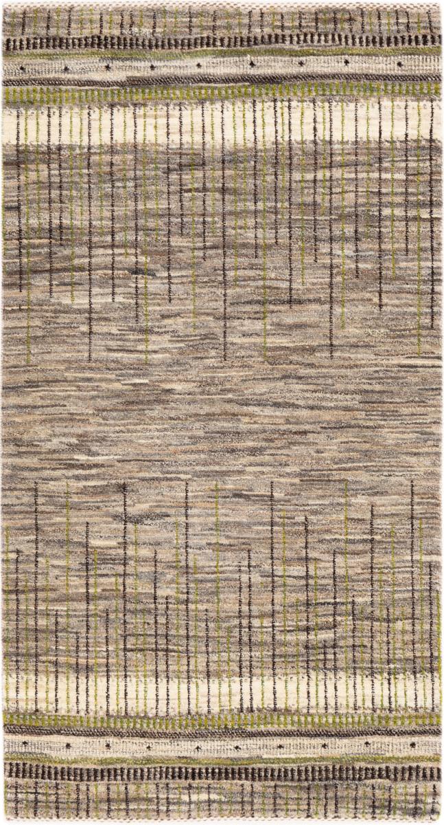 Persian rug Persian Gabbeh Loribaft Natura 4'11"x2'7" 4'11"x2'7", Persian rug Hand-knotted