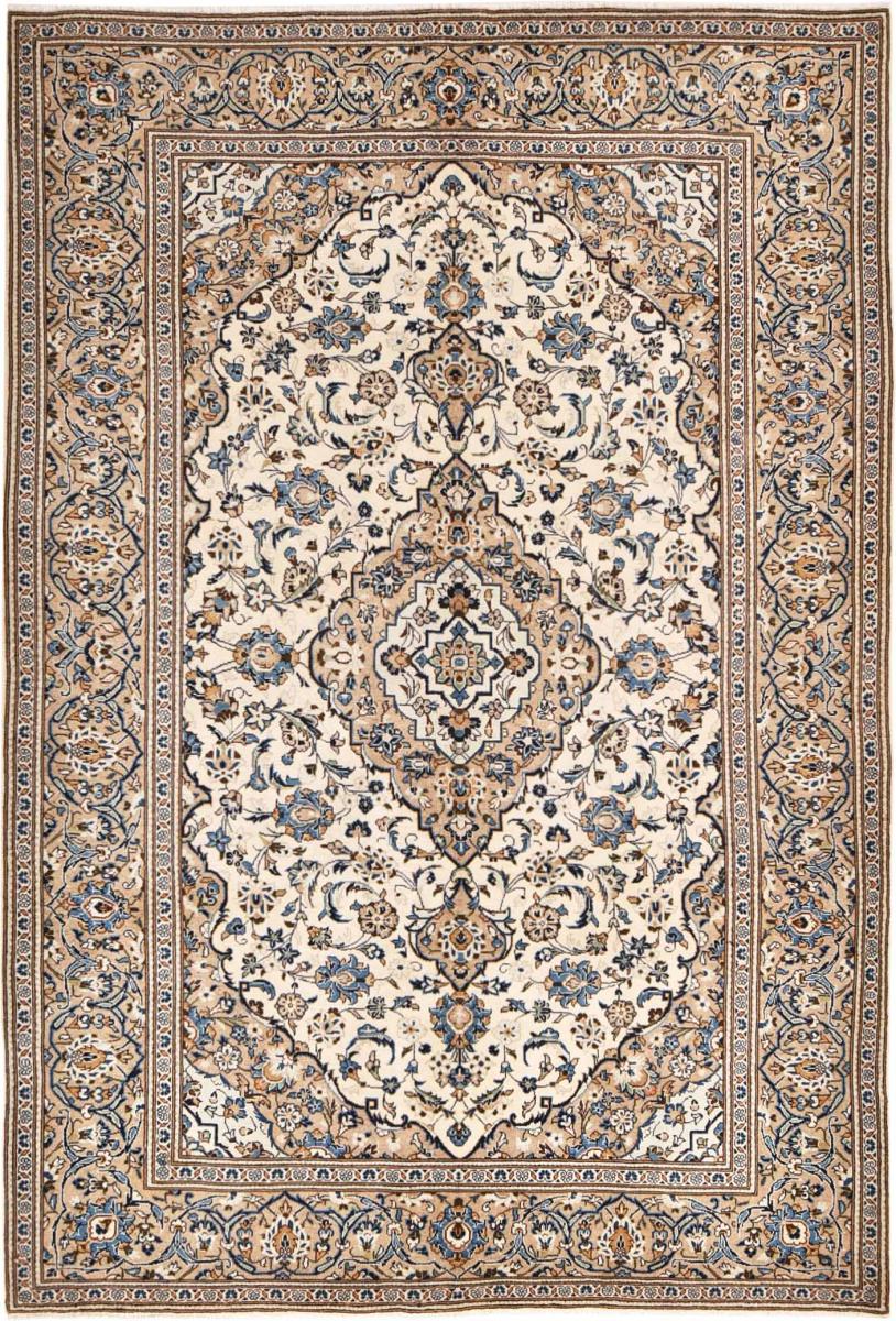 Tapis persan Kashan 293x197 293x197, Tapis persan Noué à la main