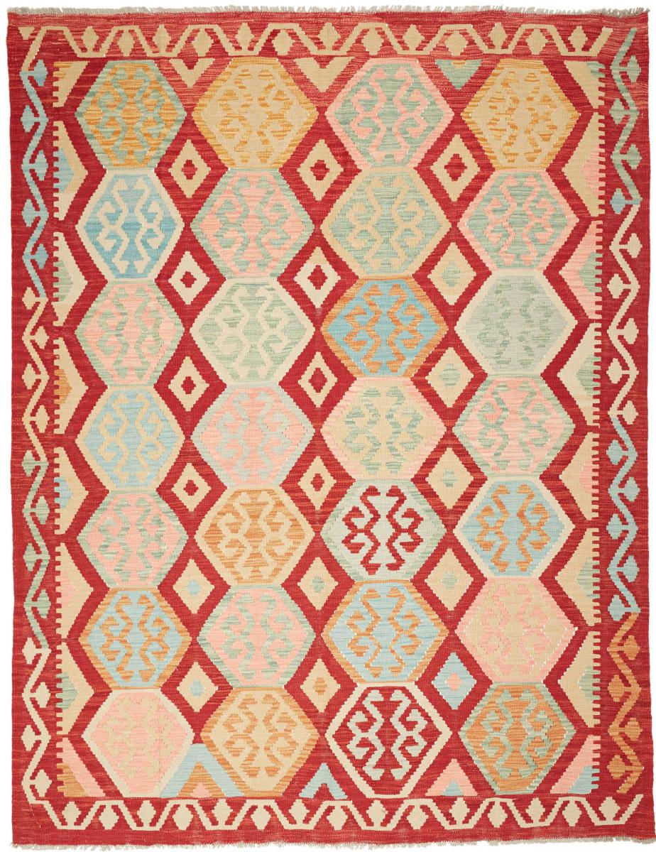 Afghanischer Teppich Kelim Afghan 240x186 240x186, Perserteppich Handgewebt