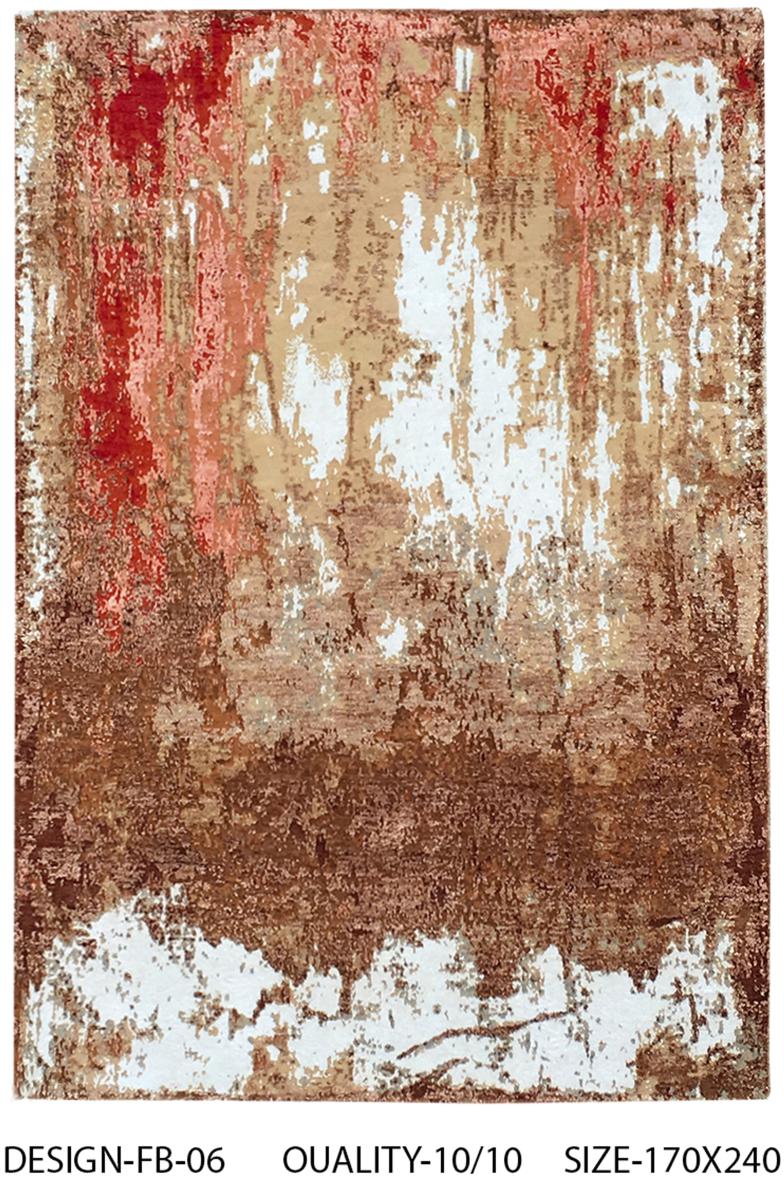 Tapis indien Sadraa 239x171 239x171, Tapis persan Noué à la main