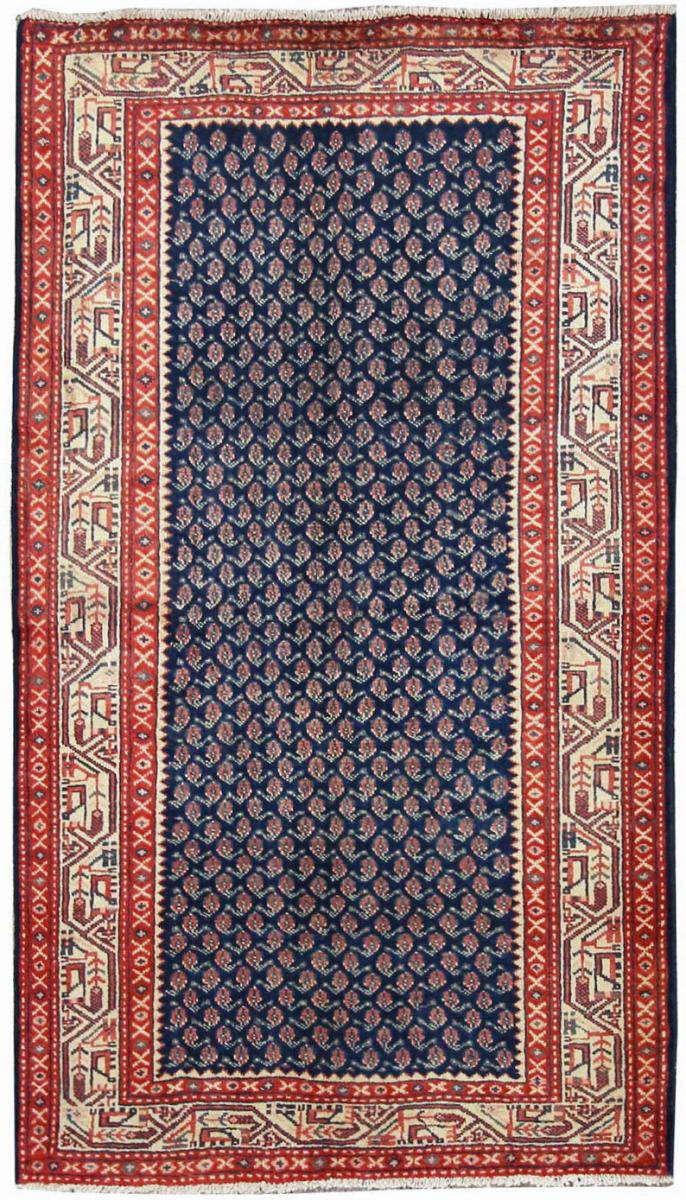 Tapete persa Sarough 211x122 211x122, Tapete persa Atado à mão