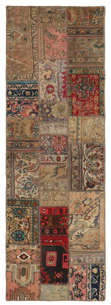 Tappeto persiano Patchwork 259x78 259x78, Tappeto persiano Annodato a mano
