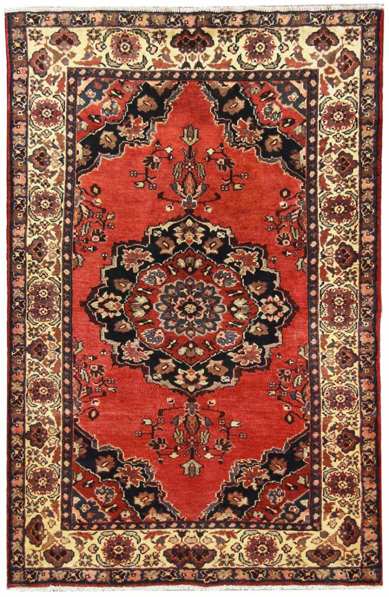Persian Rug Hamadan 206x134 206x134, Persian Rug Knotted by hand
