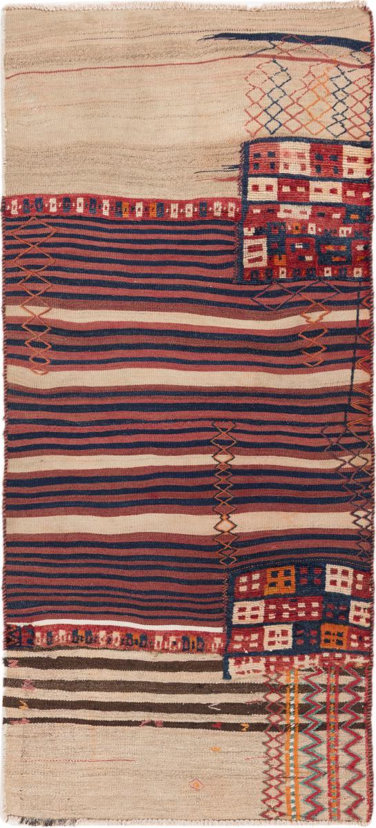 Perzisch tapijt Kilim Patchwork 200x90 200x90, Perzisch tapijt Handgeweven