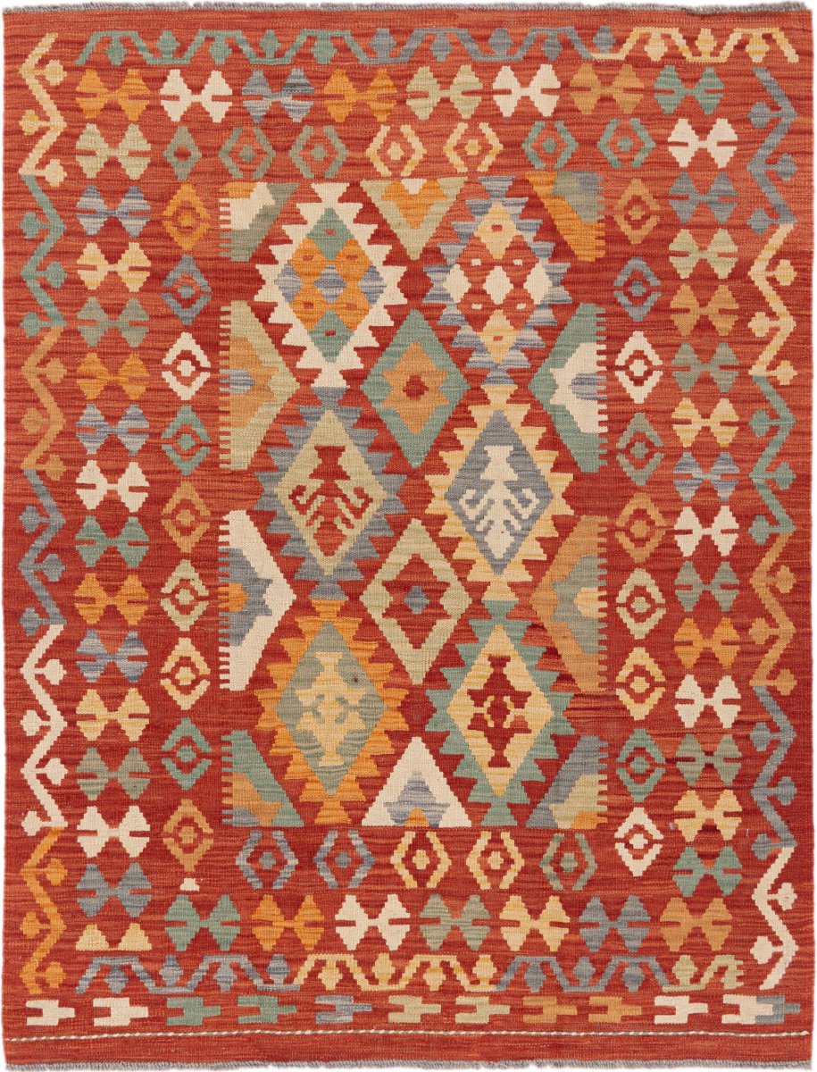 Αφγανικό χαλί Κιλίμ Afghan 170x132 170x132, Περσικό χαλί Χειροποίητο υφαντό