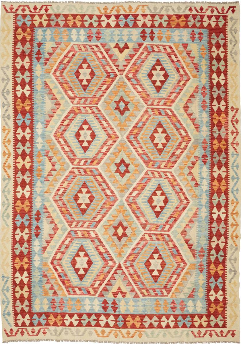 Tapete afegão Kilim Afegão 288x205 288x205, Tapete persa Tecido à mão