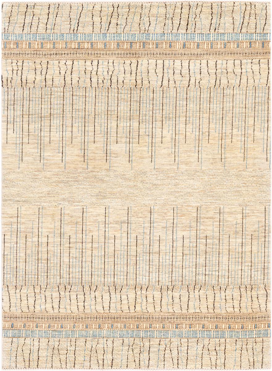 Tapis persan Perser Gabbeh Loribaft Natura 196x147 196x147, Tapis persan Noué à la main